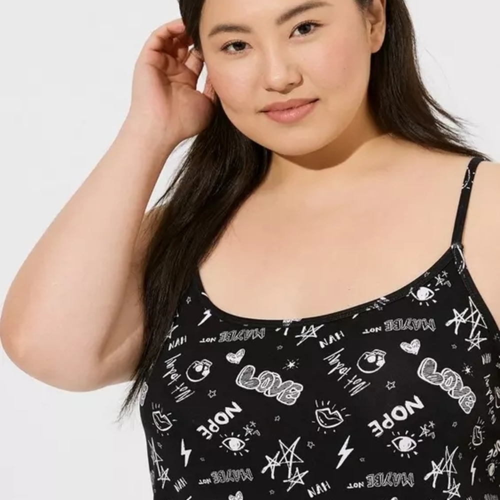 Torrid Super Soft Sleep Cami Mini Dress- NWOT Size 2x - Picture 4 of 8